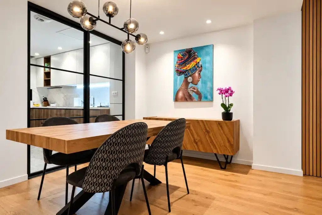 Reforma integral de vivienda: cocina y comedor